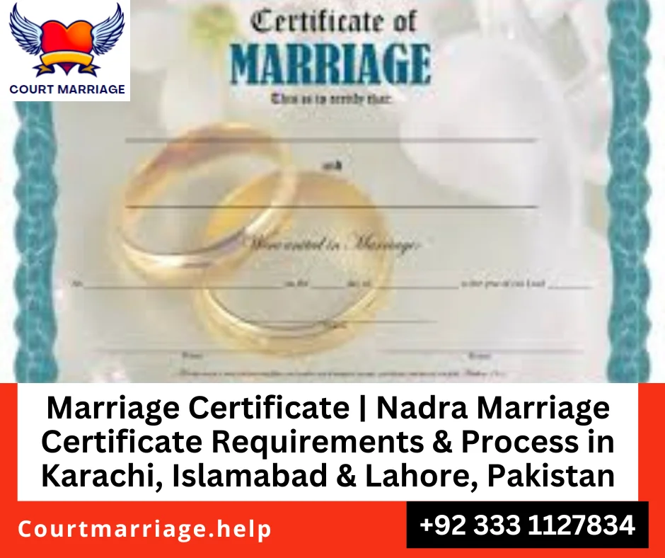 Nikah Nama vs NADRA Marriage Certificate