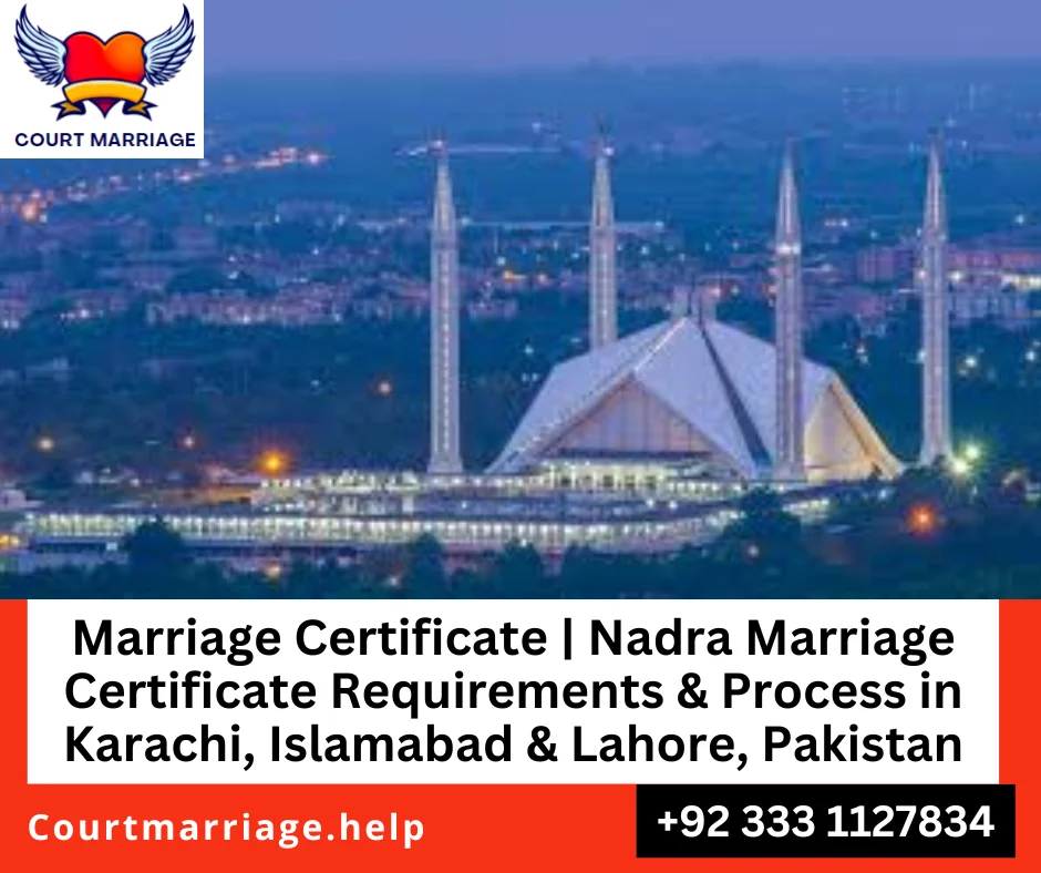 NADRA Marriage Certificate Pakistan